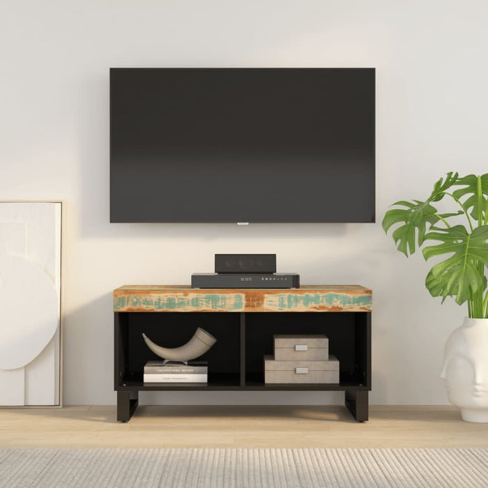 Comodă TV, 85x33x43,5 cm, lemn masiv reciclat - WALTI WALTI