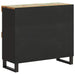 Dulap lateral, 85x33x75 cm, lemn masiv recuperat - WALTI WALTI