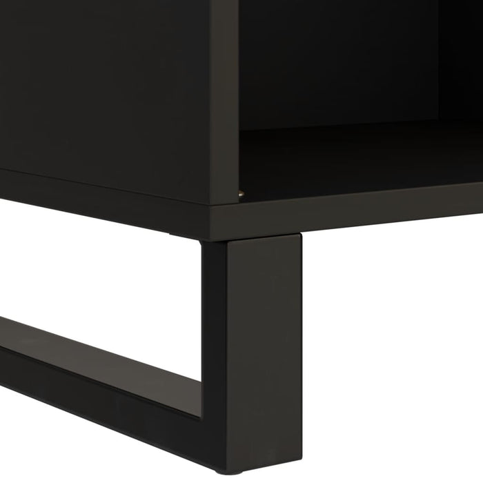 Dulap lateral, 85x33x75 cm, lemn masiv recuperat - WALTI WALTI