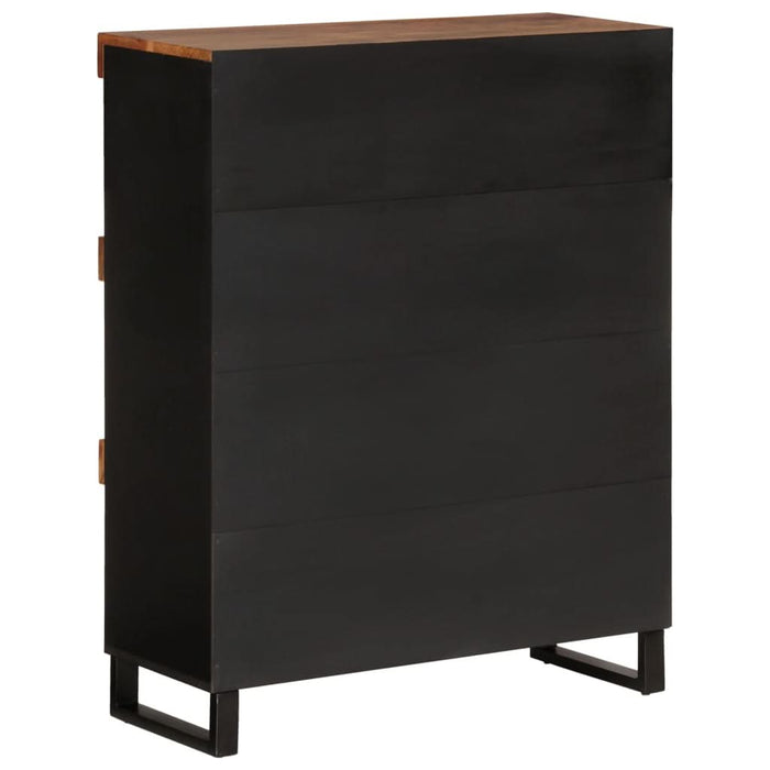 Dulap lateral, 85x33x107 cm, lemn masiv de acacia - WALTI WALTI