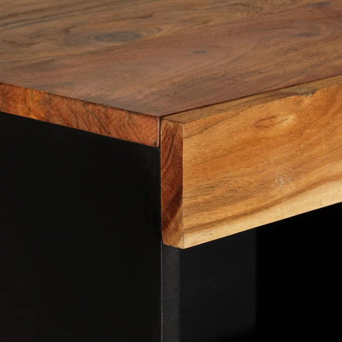 Dulap lateral, 85x33x107 cm, lemn masiv de acacia - WALTI WALTI