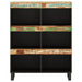Dulap lateral, 85x33x107 cm, lemn masiv recuperat - WALTI WALTI