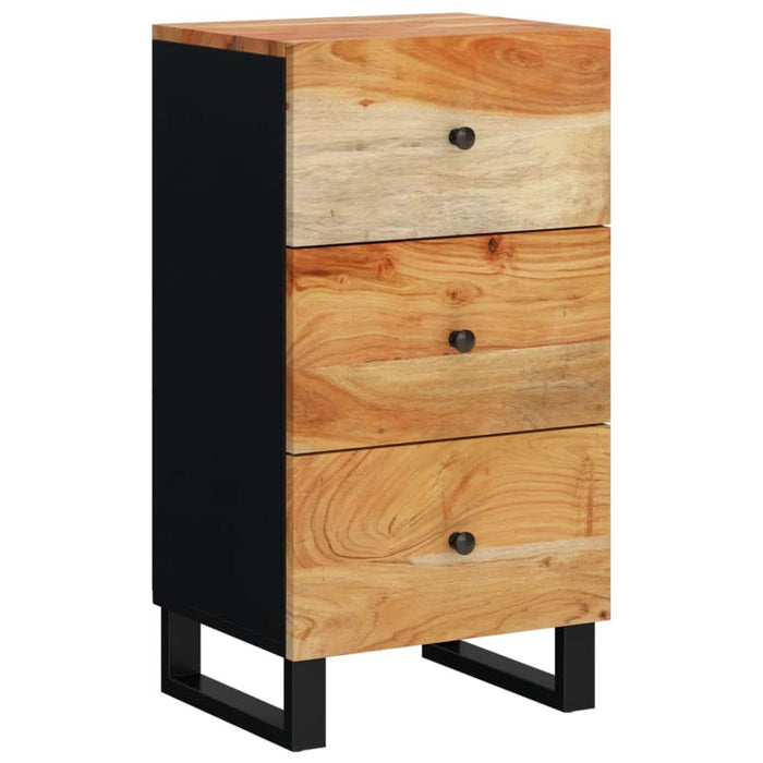 Servantă cu 3 sertare, 40x33,5x75 cm, lemn masiv de acacia - WALTI WALTI