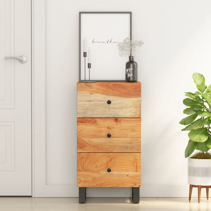 Servantă cu 3 sertare, 40x33,5x75 cm, lemn masiv de acacia - WALTI WALTI