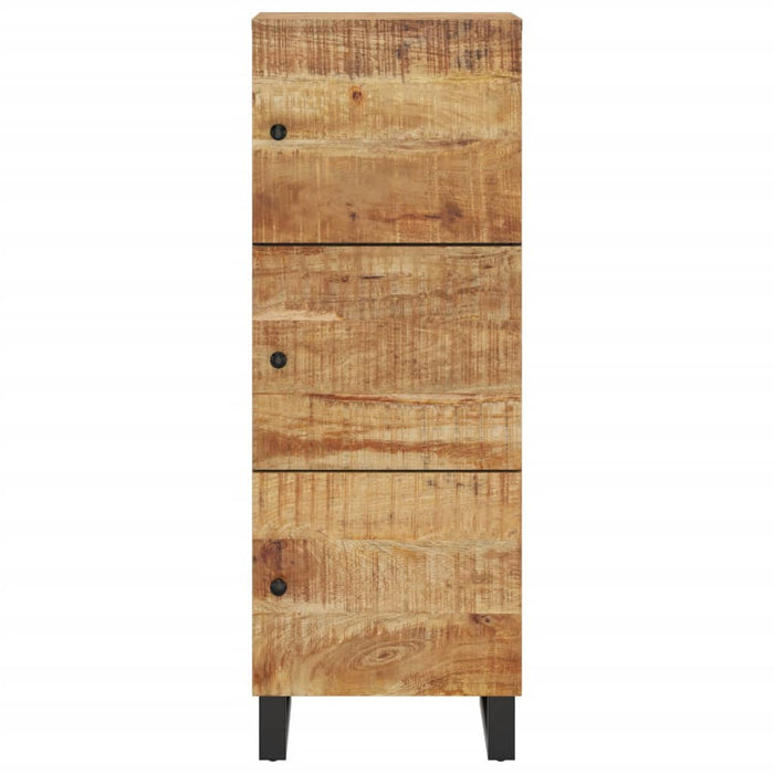 Dulap înalt cu 3 uși, 40x33x110 cm, lemn masiv mango și fier WALTI