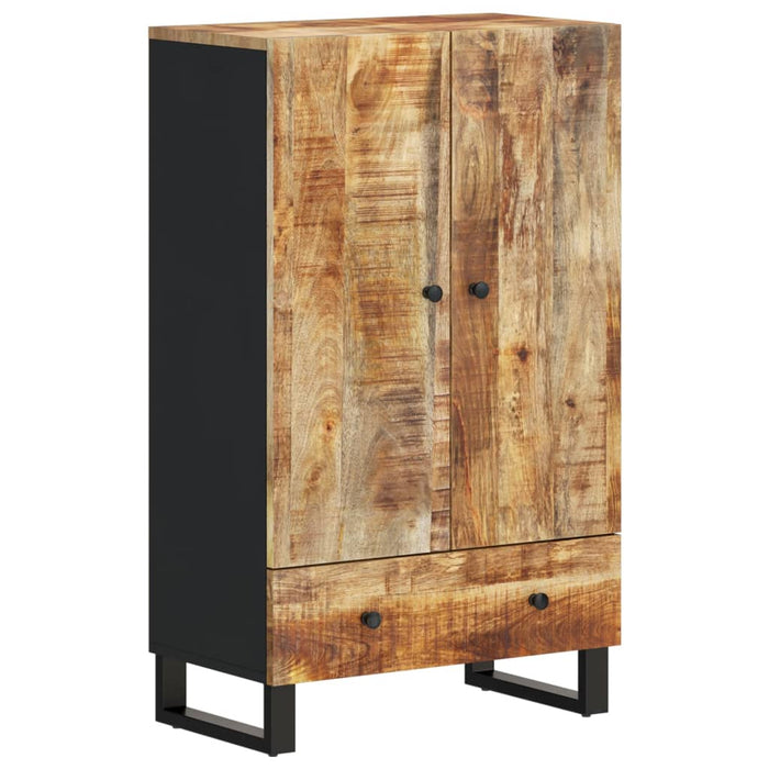 Dulap cu sertar, 60x33x100 cm, lemn masiv mango și fier WALTI