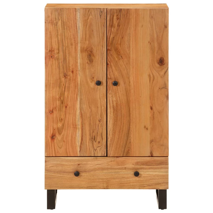 Dulap cu sertar, 60x33x100 cm, lemn masiv de acacia și fier - WALTI WALTI
