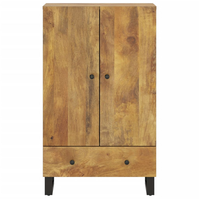 Dulap cu sertar, 60x33x100 cm, lemn masiv mango și fier WALTI