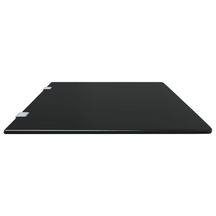 Ecran intimitate pisoar perete negru 90x40cm sticlă securizată - WALTI WALTI