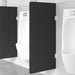 Ecran intimitate pisoar perete negru 90x40cm sticlă securizată - WALTI WALTI