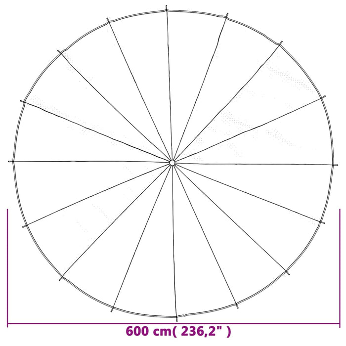 Parașută de joacă pentru copii, Ø6 m, textil - WALTI WALTI