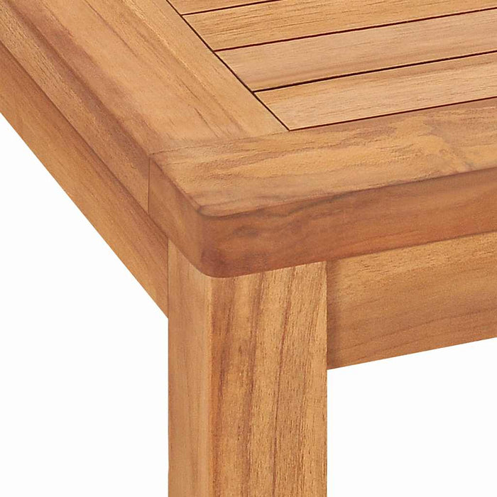 Set mobilier pentru grădină, 4 piese, lemn masiv de tec - WALTI WALTI