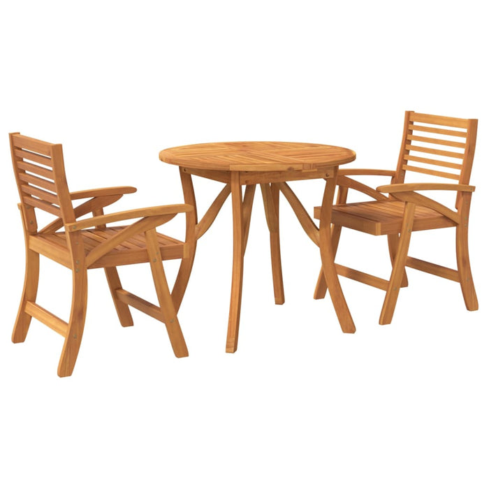 Set mobilier de grădină, 3 piese, lemn masiv de acacia - WALTI WALTI