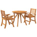 Set mobilier de grădină, 3 piese, lemn masiv de acacia - WALTI WALTI