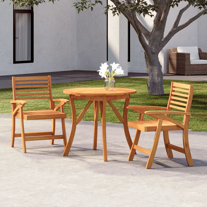 Set mobilier de grădină, 3 piese, lemn masiv de acacia - WALTI WALTI