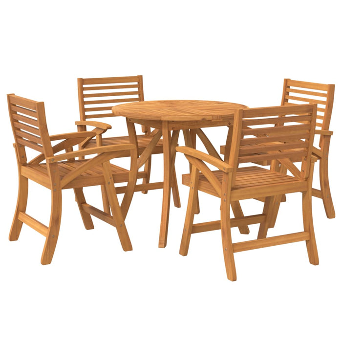 Set mobilier de grădină, 5 piese, lemn masiv de acacia WALTI