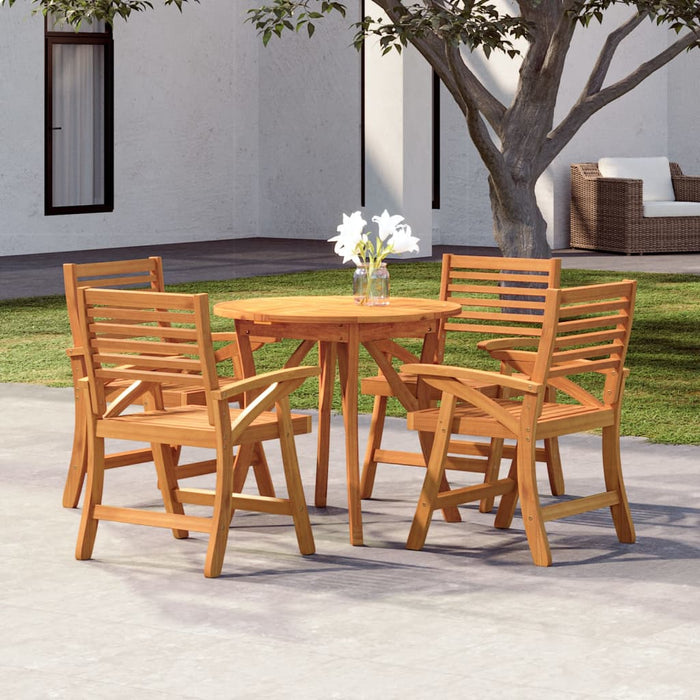 Set mobilier de grădină, 5 piese, lemn masiv de acacia WALTI