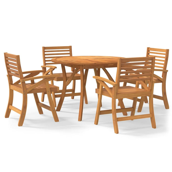 Set mobilier de grădină, 5 piese, lemn masiv de acacia WALTI