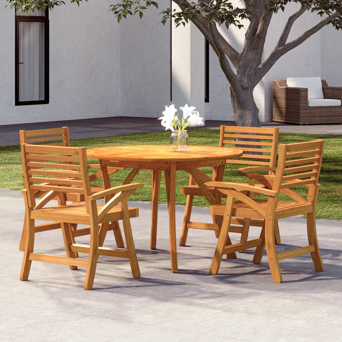 Set mobilier de grădină, 5 piese, lemn masiv de acacia WALTI