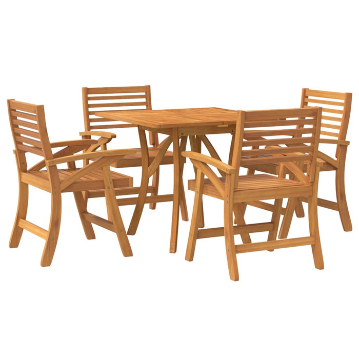 Set mobilier de grădină, 5 piese, lemn masiv de acacia WALTI