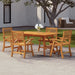 Set mobilier de grădină, 5 piese, lemn masiv de acacia - WALTI WALTI