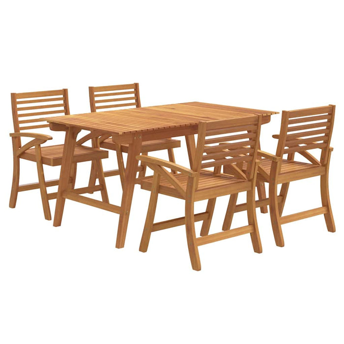 Set mobilier de grădină, 5 piese, lemn masiv de acacia - WALTI WALTI
