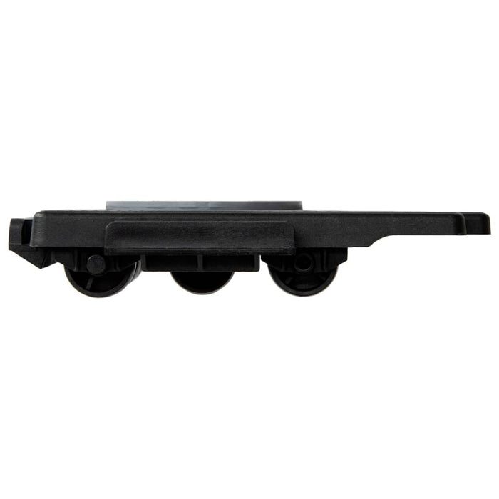 Cărucioare transport 8 roți 12 buc, negru 150 kg, polipropilenă - WALTI WALTI