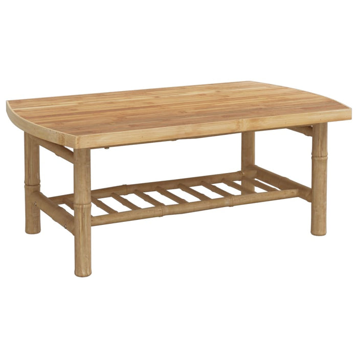 Set mobilier de grădină cu perne gri închis, 5 piese, bambus - WALTI WALTI