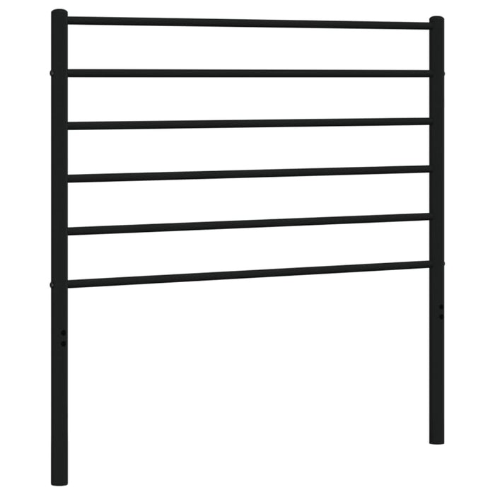 Tăblie de pat de schimb metalică, negru, 80 cm WALTI