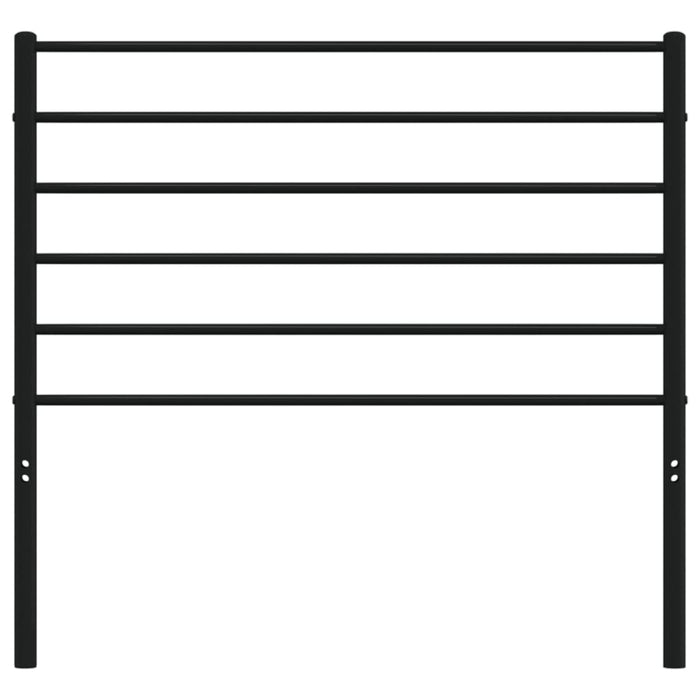 Tăblie de pat de schimb metalică, negru, 80 cm WALTI