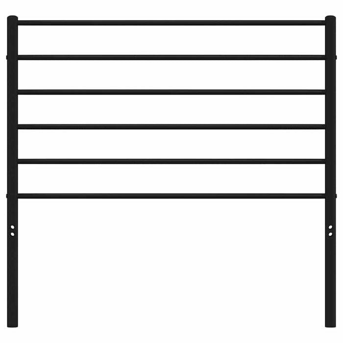 Tăblie de pat de schimb metalică, negru, 90 cm WALTI