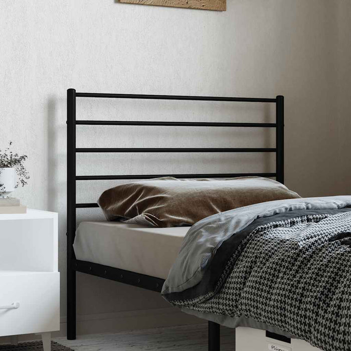 Tăblie de pat de schimb metalică, negru, 107 cm WALTI