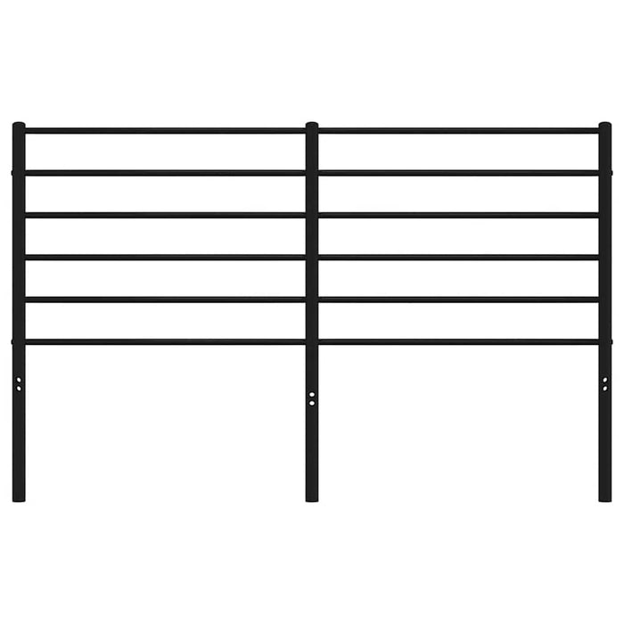 Tăblie de pat de schimb metalică, negru, 120 cm WALTI