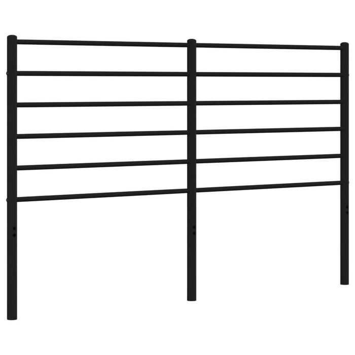 Tăblie de pat metalică, negru, 135 cm - WALTI WALTI
