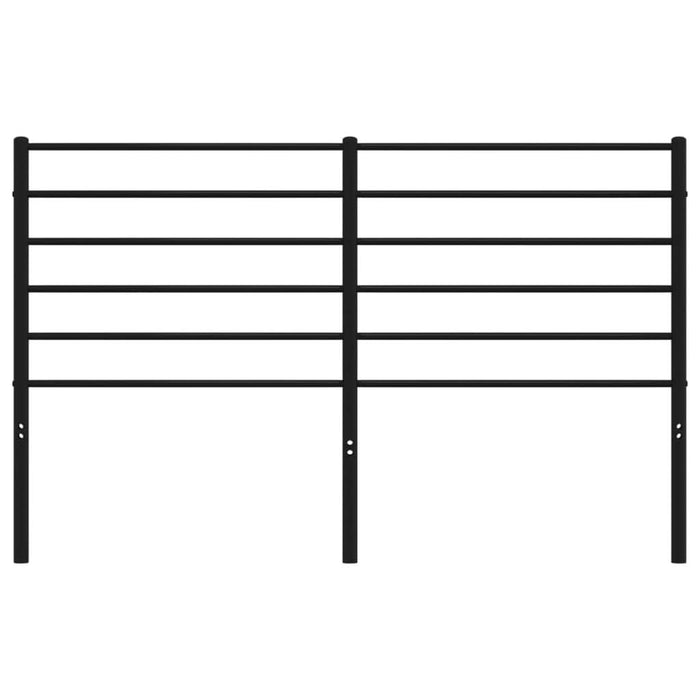 Tăblie de pat metalică, negru, 150 cm - WALTI WALTI