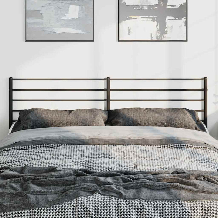 Tăblie de pat de schimb metalică, negru, 180 cm WALTI