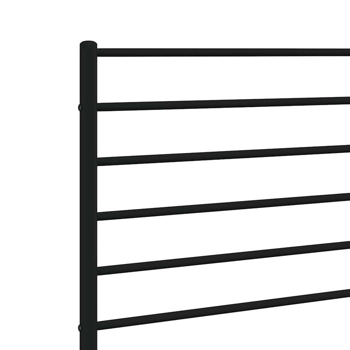 Tăblie de pat de schimb metalică, negru, 180 cm WALTI
