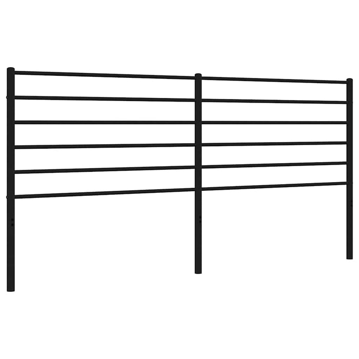 Tăblie de pat de schimb metalică, negru, 193 cm WALTI