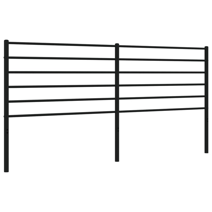 Tăblie de pat de schimb metalică, negru, 200 cm WALTI
