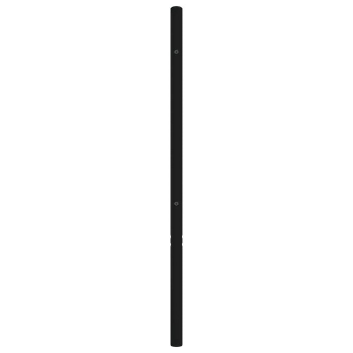 Tăblie de pat de schimb metalică, negru, 200 cm WALTI