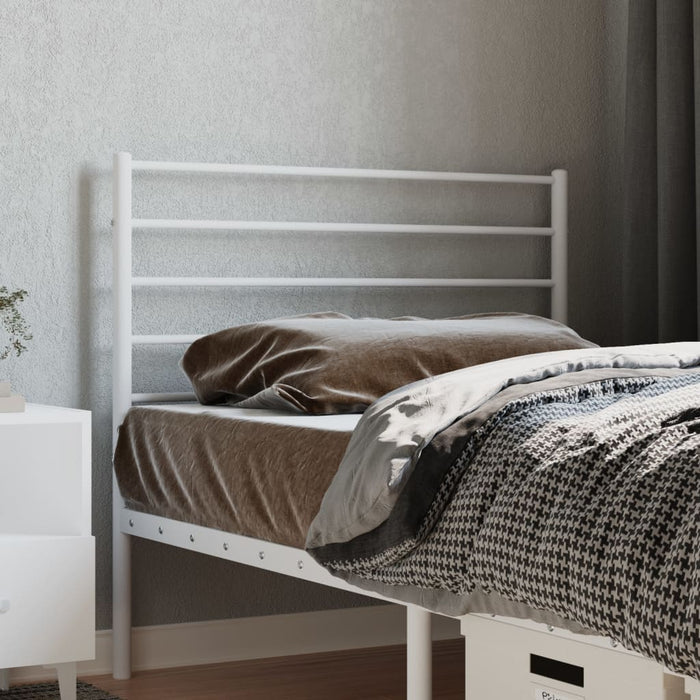 Tăblie de pat de schimb metalică, alb, 80 cm WALTI