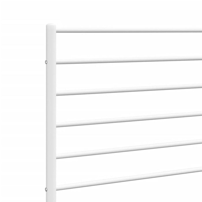 Tăblie de pat de schimb metalică, alb, 120 cm WALTI