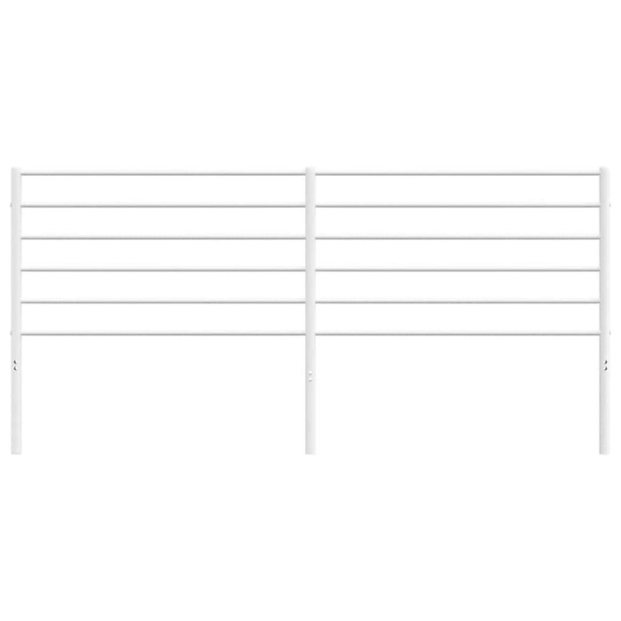 Tăblie de pat de schimb metalică, alb, 200 cm WALTI