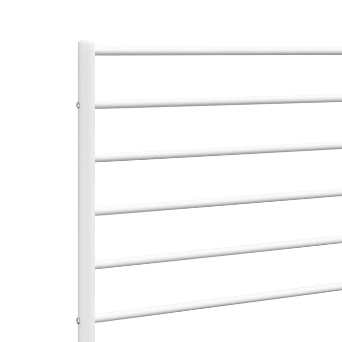 Tăblie de pat de schimb metalică, alb, 200 cm WALTI