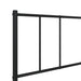 Cadru de pat din metal cu tăblie, negru, 100x200 cm - WALTI WALTI