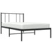 Cadru de pat din metal cu tăblie, negru, 107x203 cm - WALTI WALTI