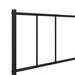 Cadru de pat din metal cu tăblie, negru, 107x203 cm - WALTI WALTI