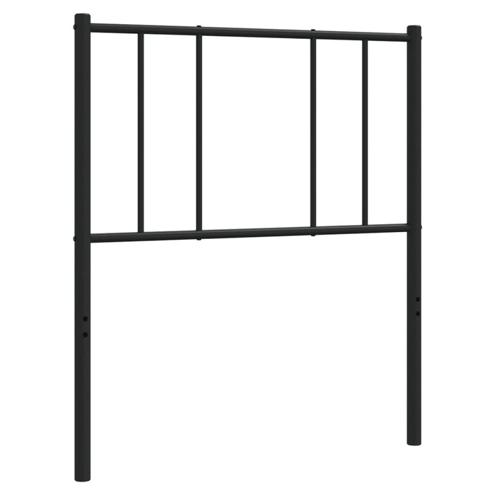 Tăblie de pat metalică, negru, 75 cm - WALTI WALTI