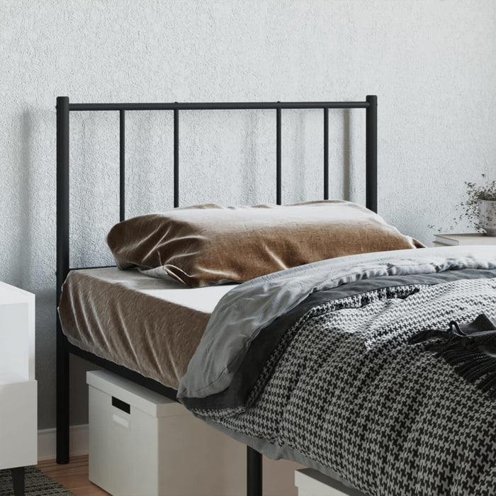 Tăblie de pat de schimb metalică, negru, 80 cm - WALTI WALTI