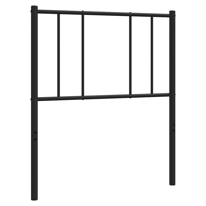 Tăblie de pat de schimb metalică, negru, 90 cm WALTI